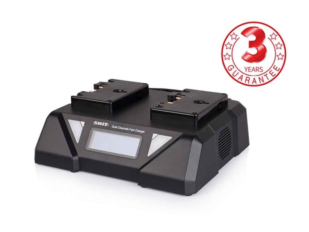 Swit 2-CH Gold Mount Fast Charger