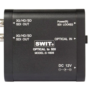 Swit S-4606 Optical to SDI Converter