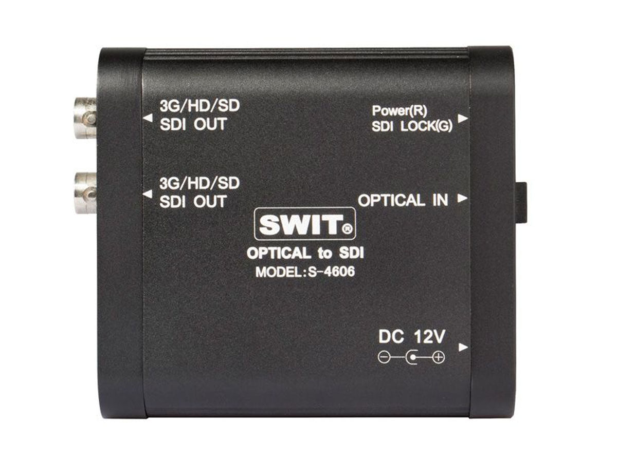 Swit S-4606 Optical to SDI Converter