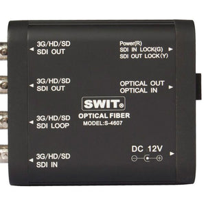 Swit S-4607 Bi-directional Optical/SDI Converter
