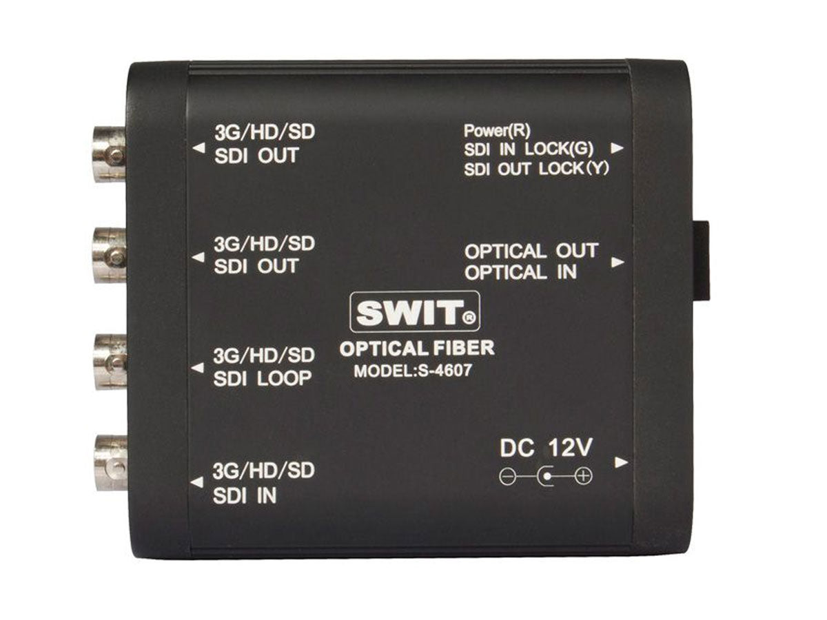 Swit S-4607 Bi-directional Optical/SDI Converter