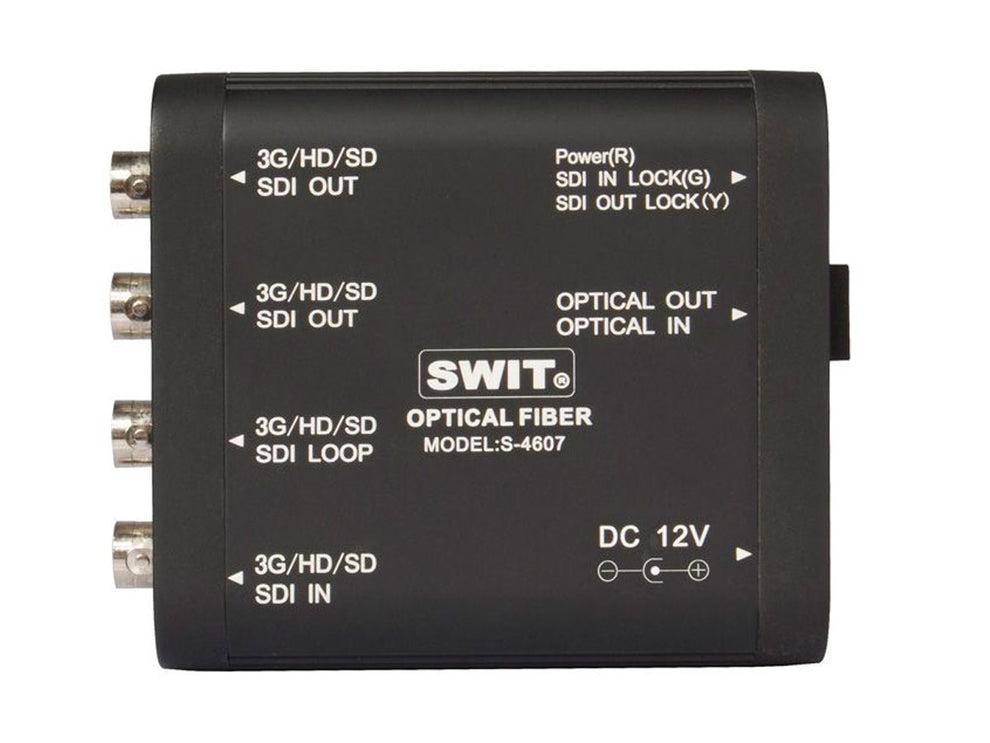Swit S-4607 Bi-directional Optical/SDI Converter – Production Gear Ltd
