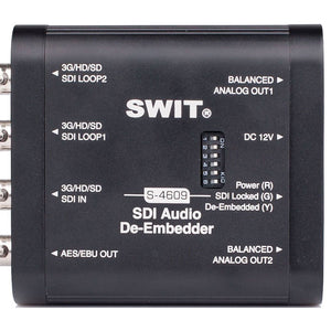 Swit S-4609 SDI Audio De-Embedder
