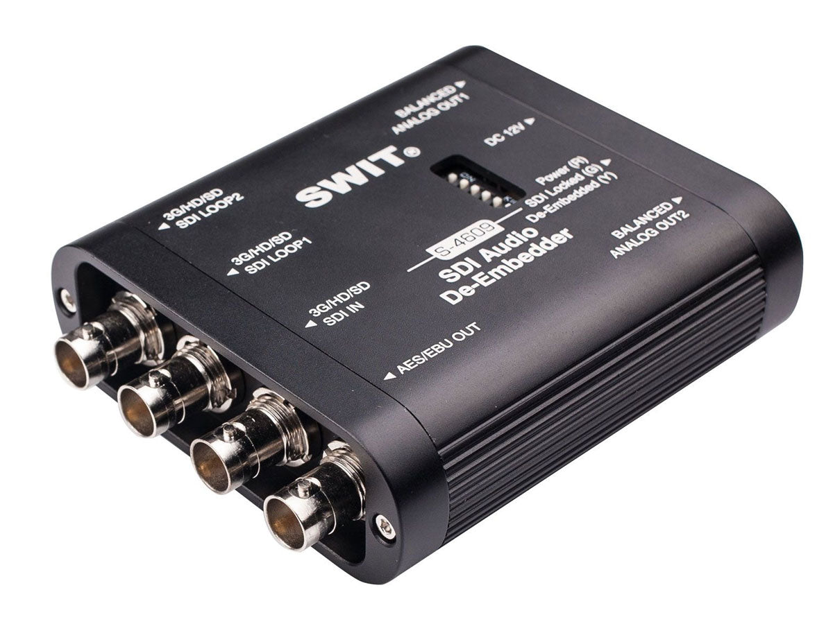 Swit S-4609 SDI Audio De-Embedder