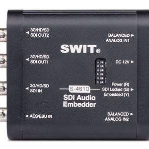 Swit S-4610 SDI Audio Embedder
