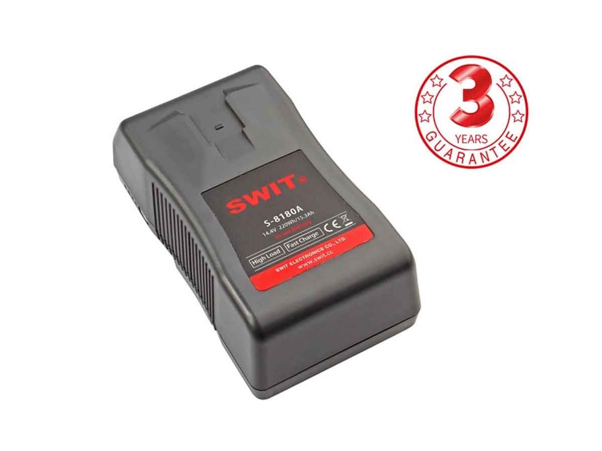 Swit S-8180A 220Wh Gold Mount Battery