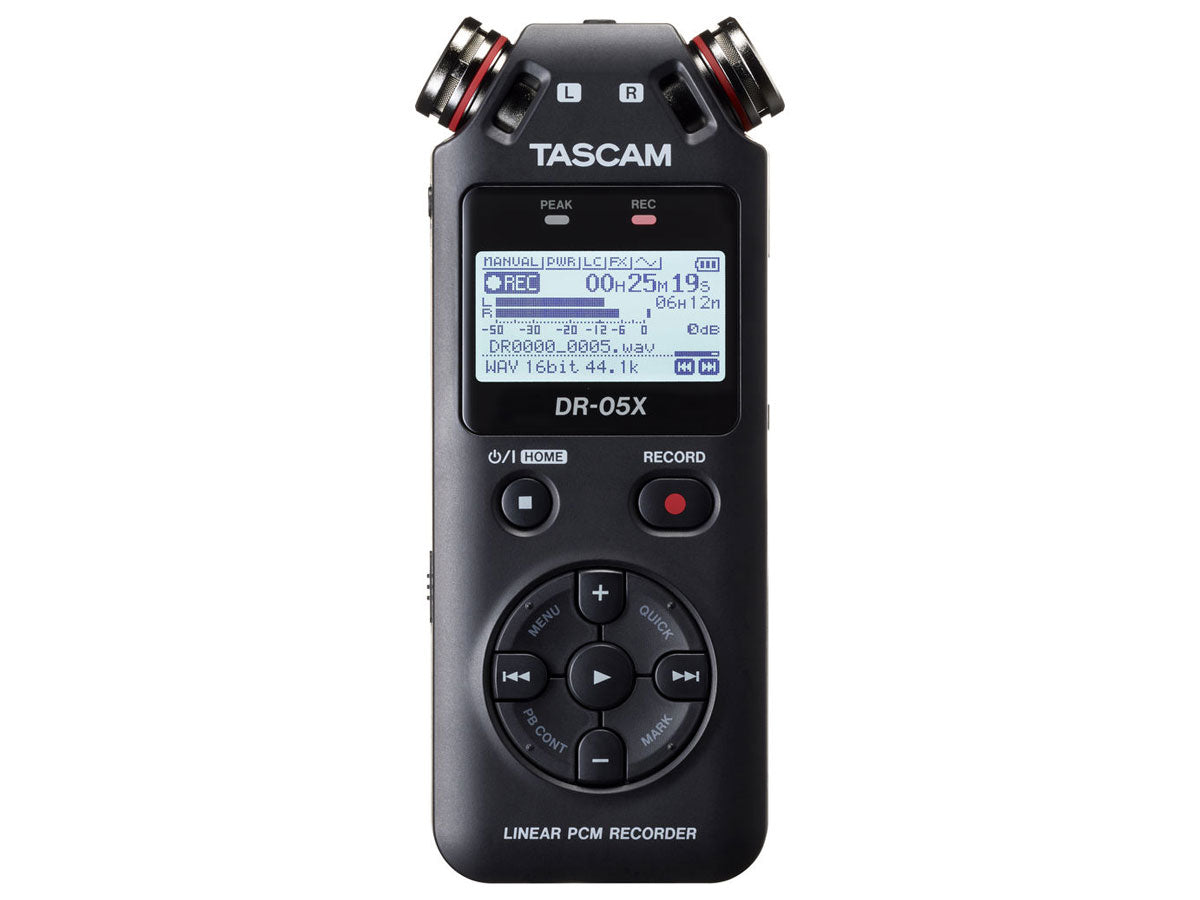 Tascam DR-05X Portable Audio Recorder & USB Audio Interface