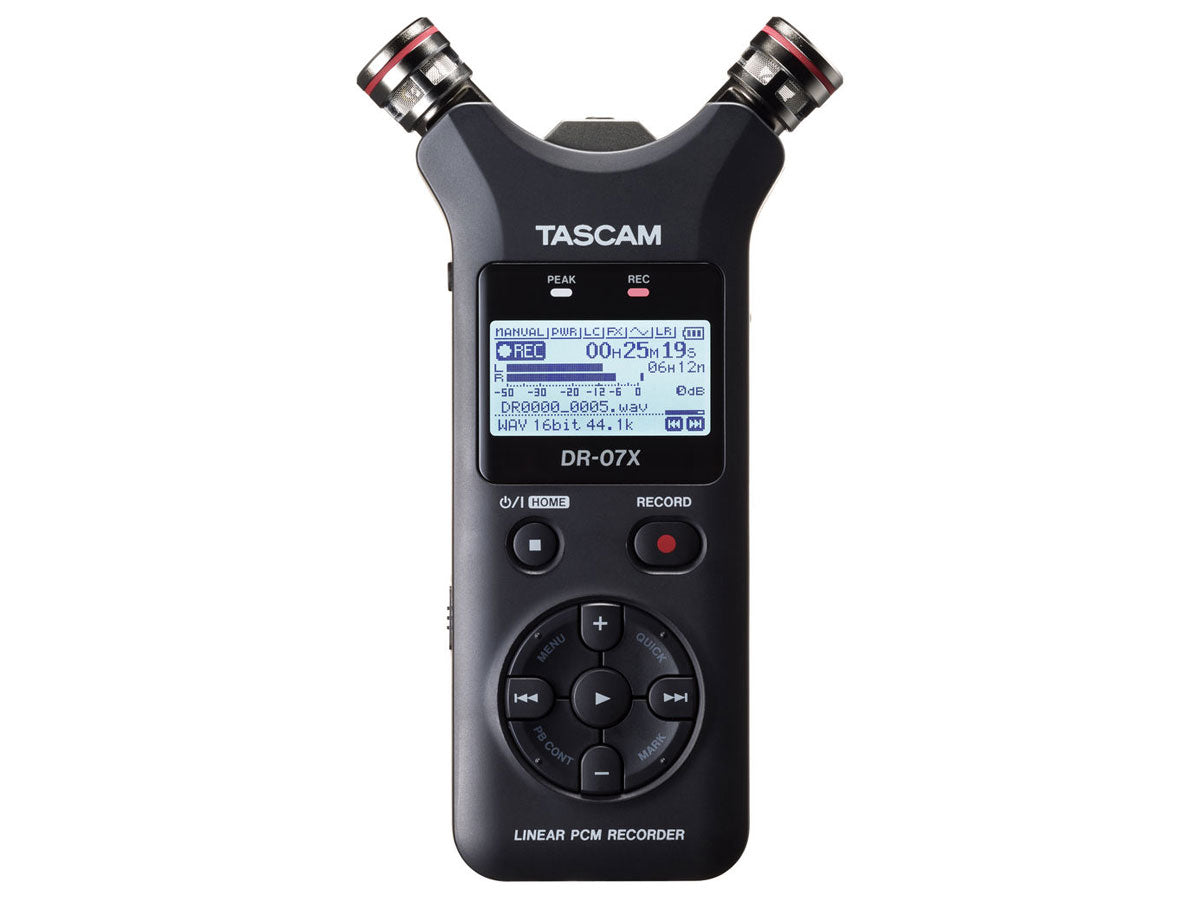 Tascam DR-07X Portable Audio Recorder & USB Audio Interface