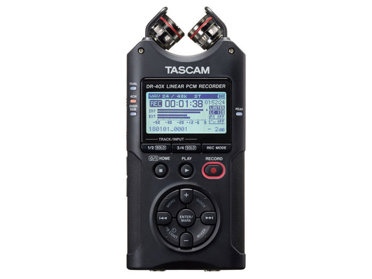 Tascam DR-40X Four-Track Audio Recorder & USB Audio Interface