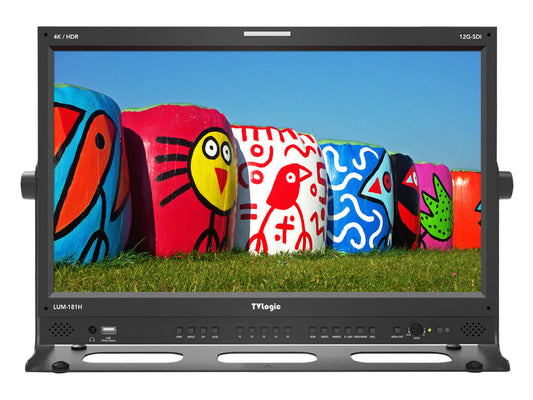 TV Logic LUM-181H 18.4" 4K/UHD High Luminance HDR Emulation LCD Monitor