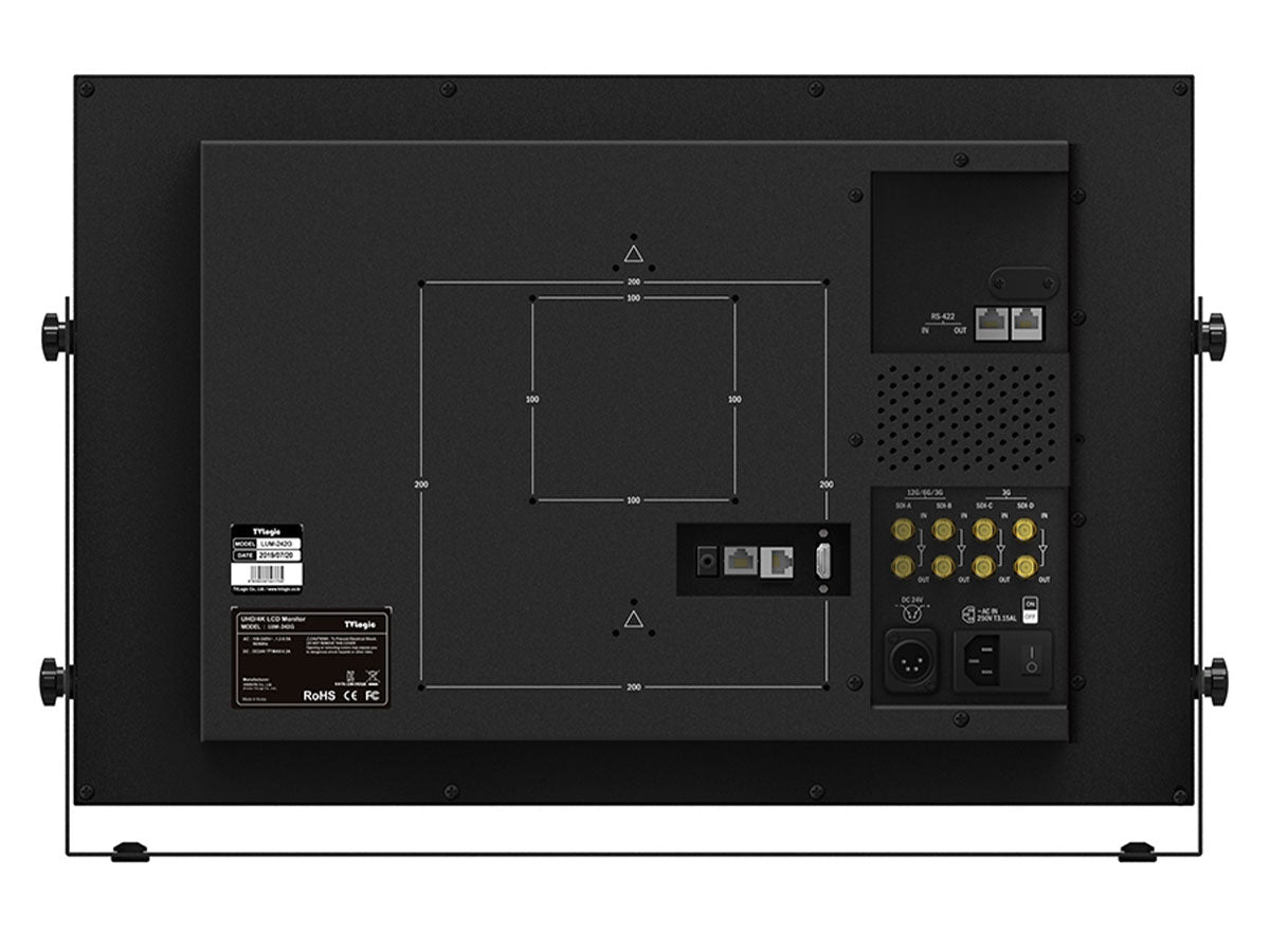 TV Logic LUM-242G 24" 4K HDR Emulation Monitor