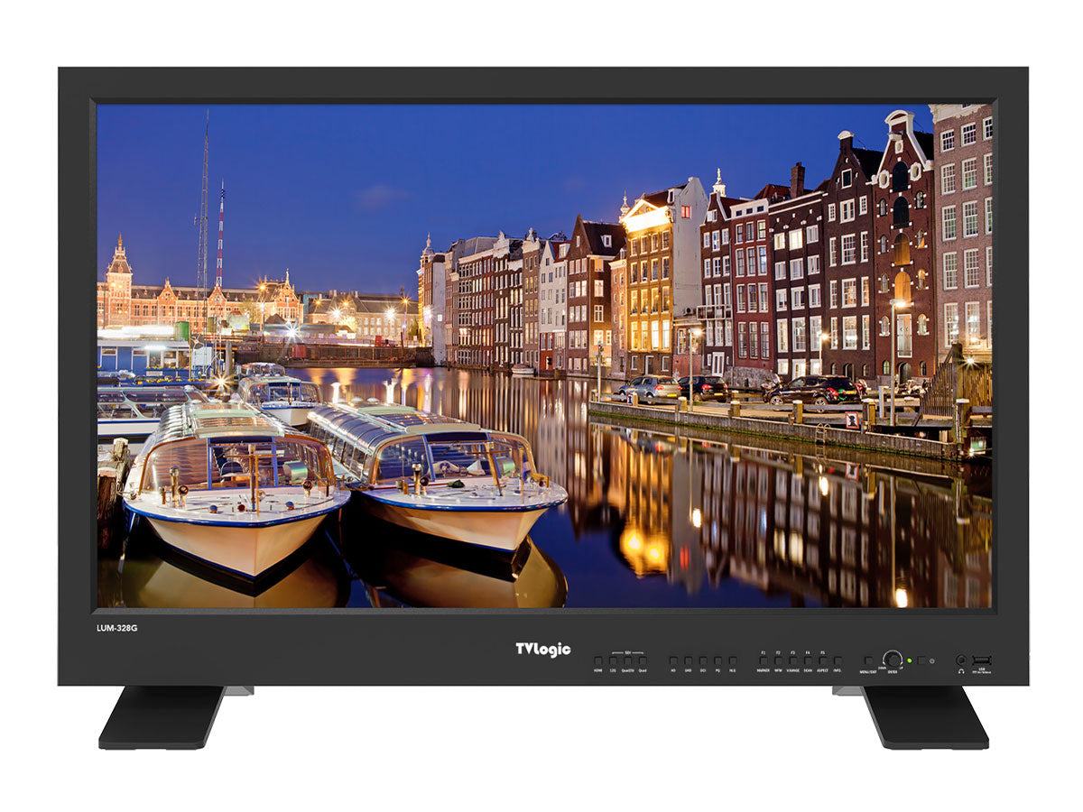 TV Logic LUM-328G 32â 4K/UHD High Brightness HDR Emulation Monitor
