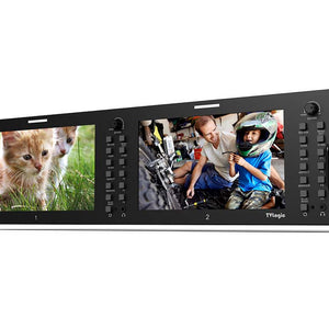 TV Logic RKM-270A Dual 7" LCD Rack Monitor