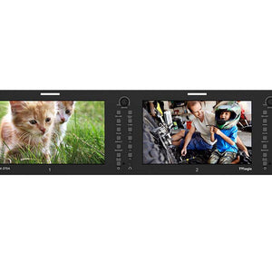 TV Logic RKM-270A Dual 7" LCD Rack Monitor