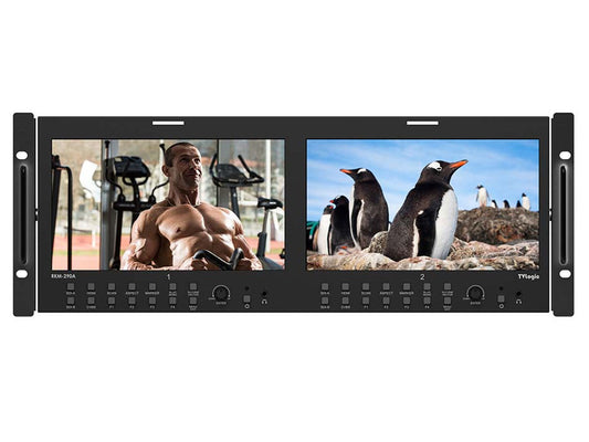 TV Logic RKM-290A Dual 9" LCD Rack Monitor