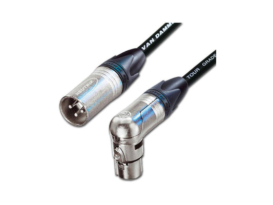 Van Damme XLR-3M to R/A XLR-3F 40cm Lead