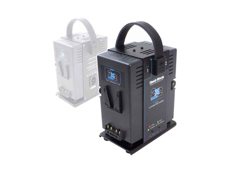 Hawk-Woods VL-2X2C V-Lok 2-Chanel Simultaneous Ultra Fast Charger