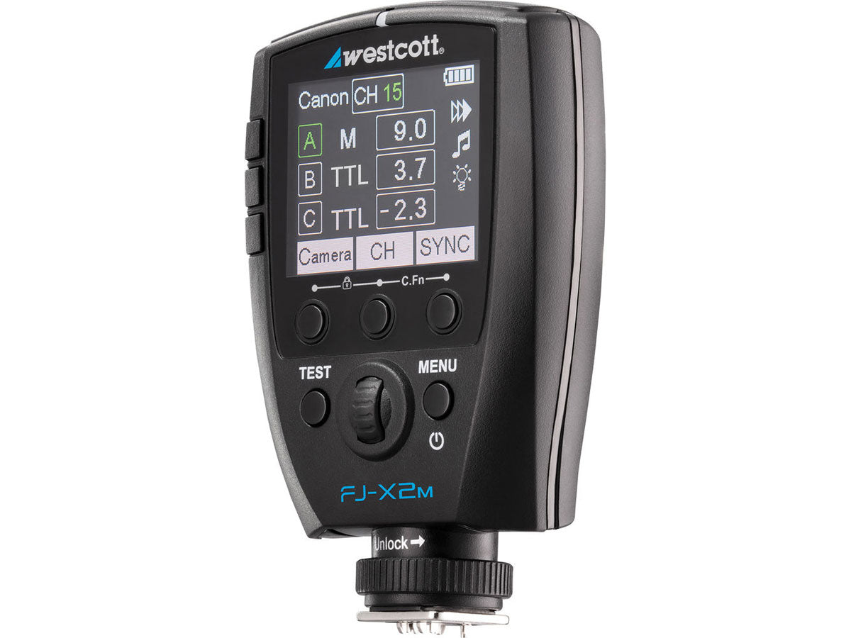 Westcott FJ400 Strobe 2-Light Location Kit with FJ-X2m Universal Wireless Trigger and Rapid Box Switch Octa-M and 1x3 Strip Bank
