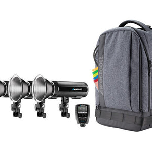 Westcott FJ200 3 Light Backpack Kit
