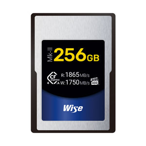 Wise CFX4-A256M2 CFexpress 4.0 Type A Card - 256GB