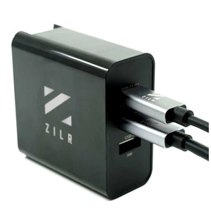 ZILR 65W AC Wall Charger with USB Type-C Power Delivery