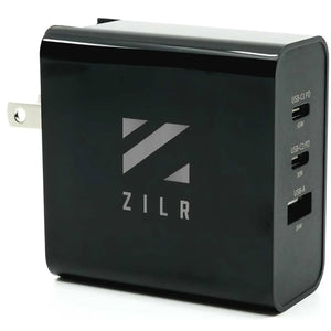 ZILR 65W AC Wall Charger with USB Type-C Power Delivery