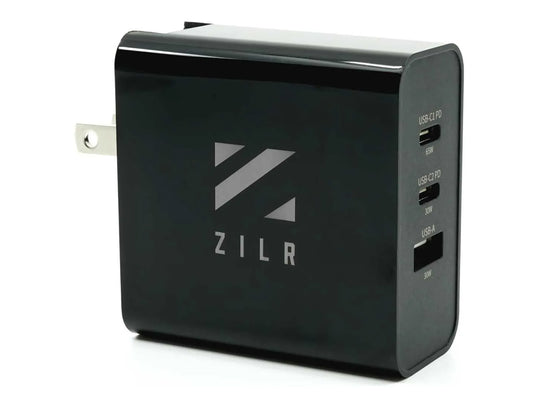 ZILR 65W AC Wall Charger with USB Type-C Power Delivery