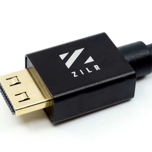 ZILR High Speed HDMI Cable with Ethernet (Hyper-Thin 4Kp60 Secure Type-A) - 45cm / 17.7in