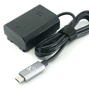 ZILR USB-C to Sony NP-FZ100 Battery Power Adapter