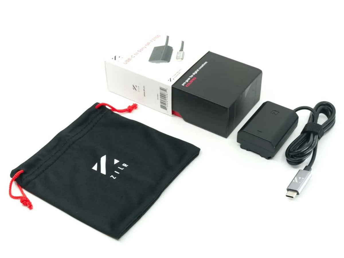 ZILR USB-C to Sony NP-FZ100 Battery Power Adapter