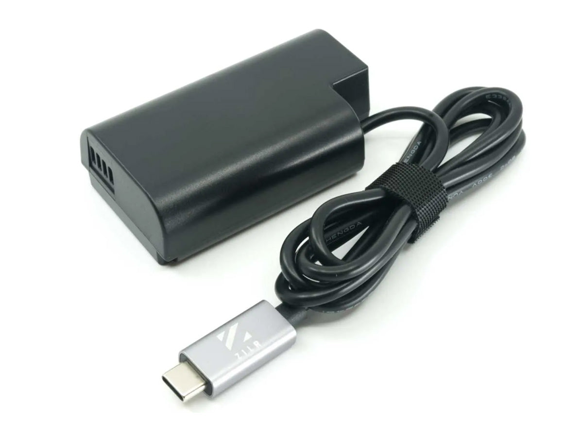 ZILR USB Type-C to Panasonic DMW-DCC16 Dummy Battery Cable