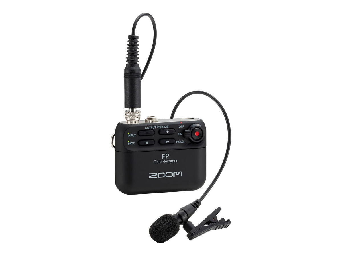 Zoom F2 Field Recorder & Lavalier Mic